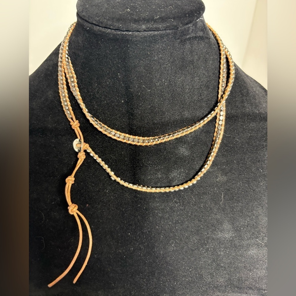 Two Victoria Emerson Wrap Necklaces/Bracelets 37”